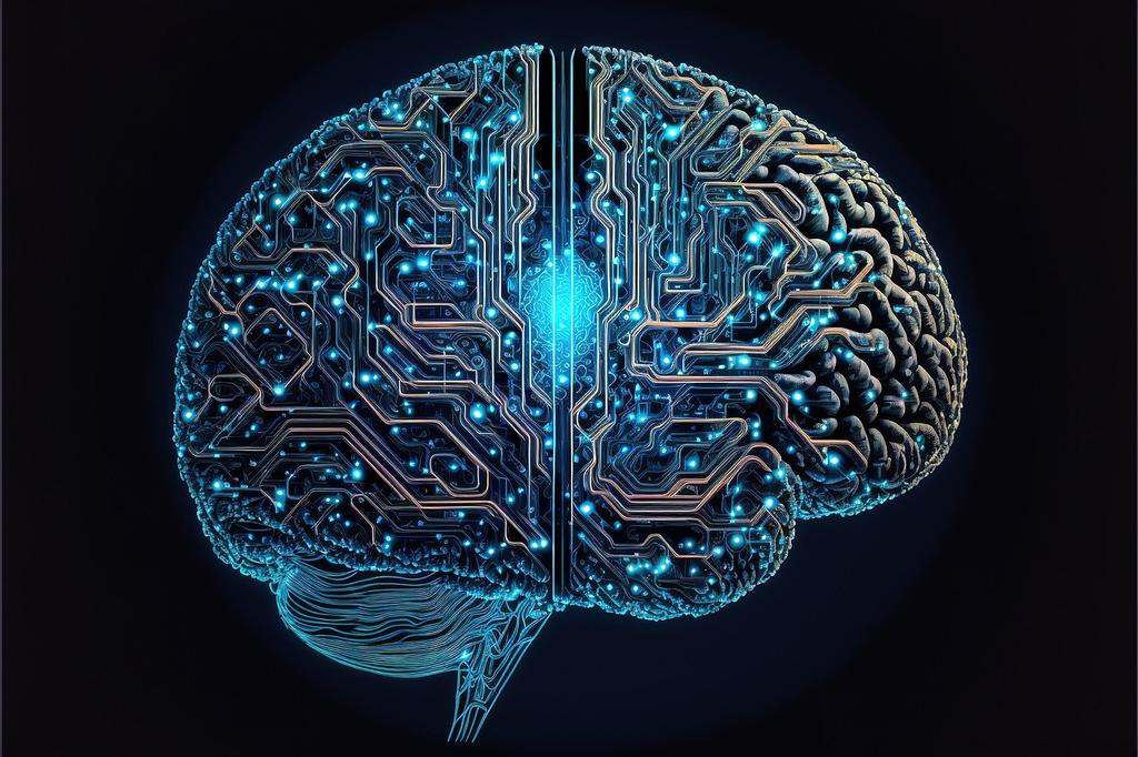 Zaawansowany interfejs mózg-komputer z elektrodami neuronowymi i wizualizacją sygnałów mózgowych